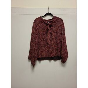 Russell Kemp Woman Blouse 2X Plus Size Tie Neck Multicolor Top Ladies